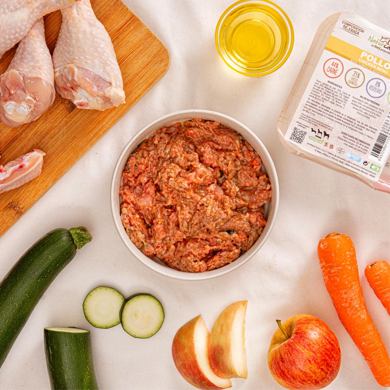 ALBÓNDIGAS DE POLLO PARA PERRO