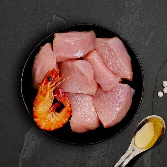 LATA DE POLLO CON GAMBAS 75 GRAMOS