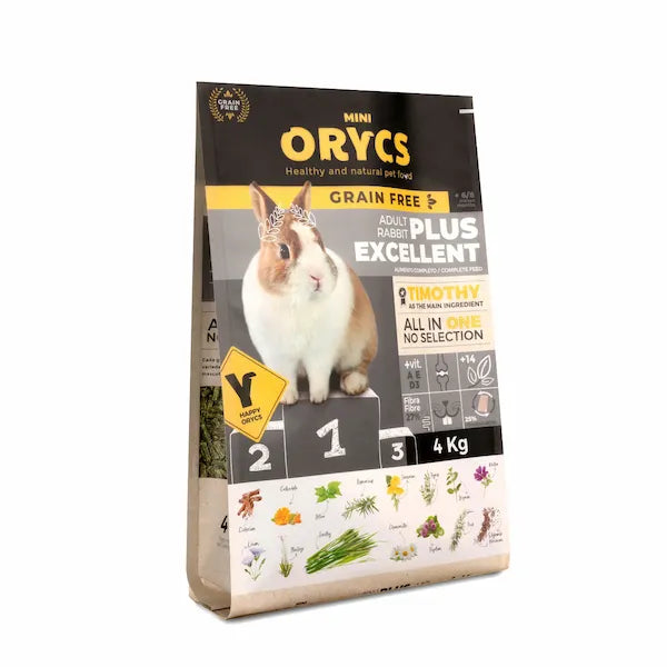 ORYCS PIENSO CONEJO ADULTO EXCELLENT GRAIN FREE