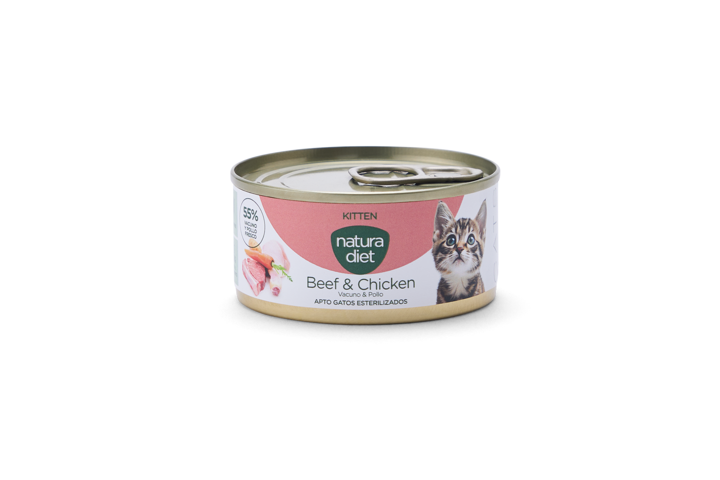 PATÉ PARA GATITOS DE TERNERA CON POLLO