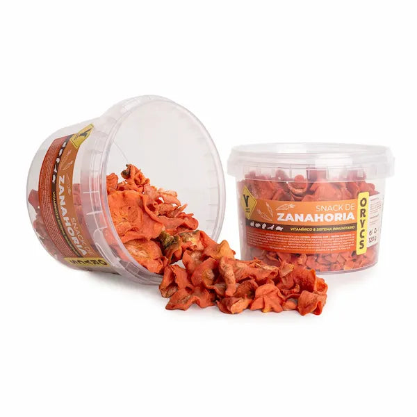SNACK DE ZANAHORIA DESHIDRATADA