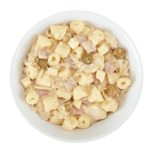 POLLO A LA CARBONARA EN CALDO