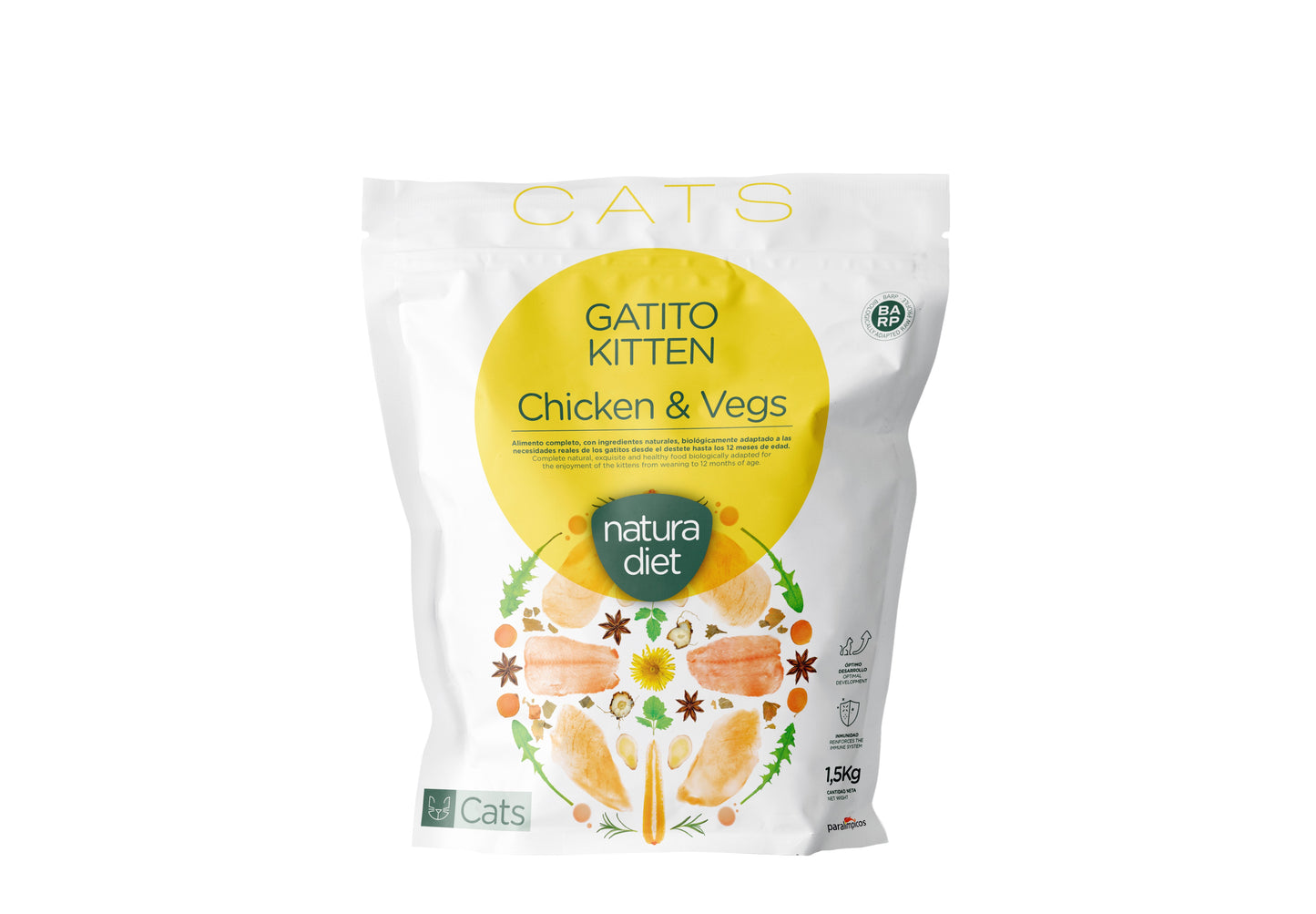 NATURA DIET KITTEN POLLO Y VEGETALES