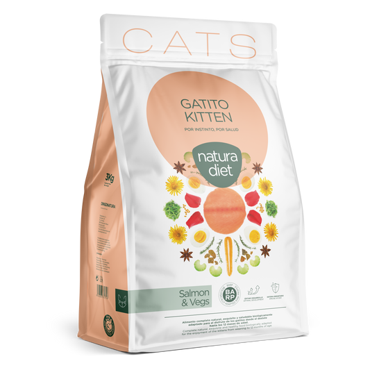 NATURA DIET KITTEN SALMON Y VEGETALES