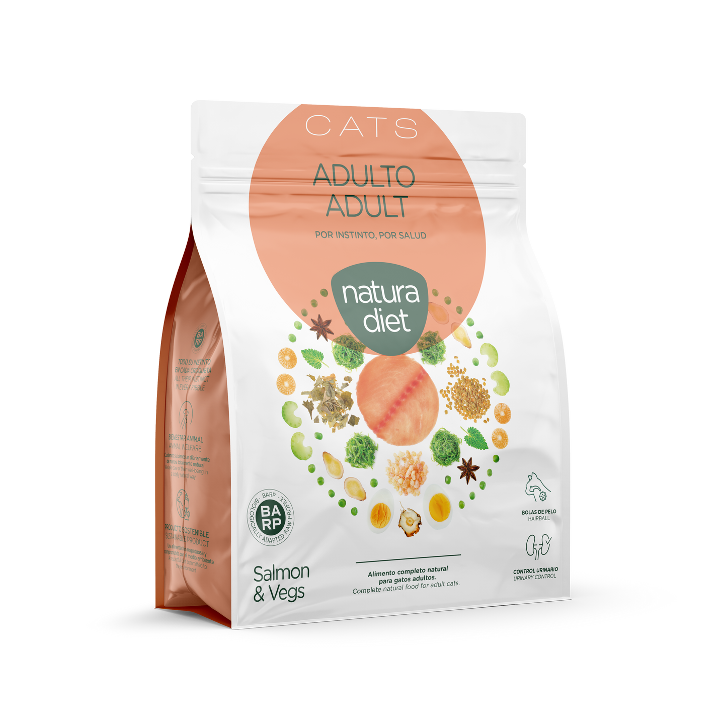 NATURA DIET GATO ADULTO SALMON Y VEGETALES