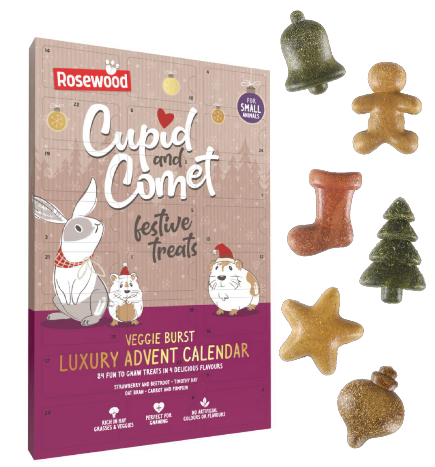 CALENDARIO DE ADVIENTO VEGGIE PARA ANIMALES EXÓTICOS