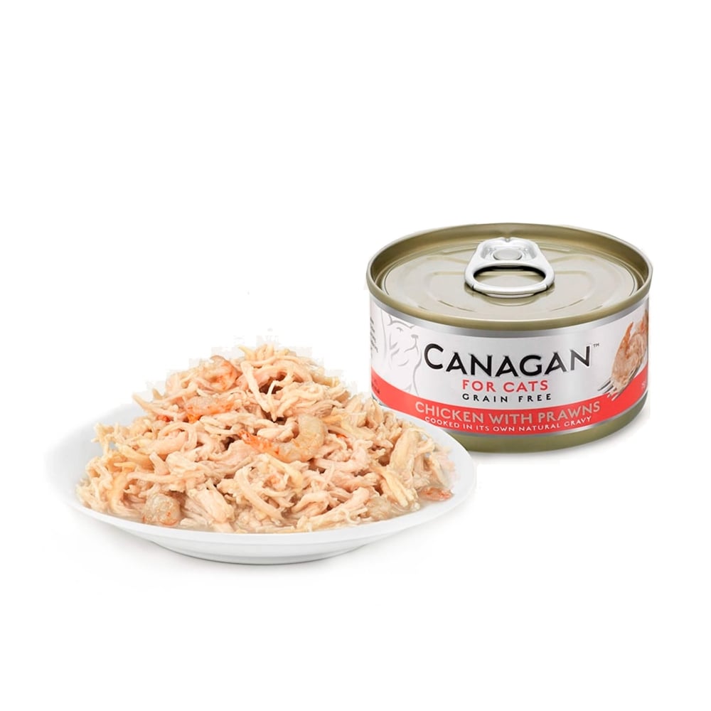 LATA DE POLLO CON GAMBAS 75 GRAMOS
