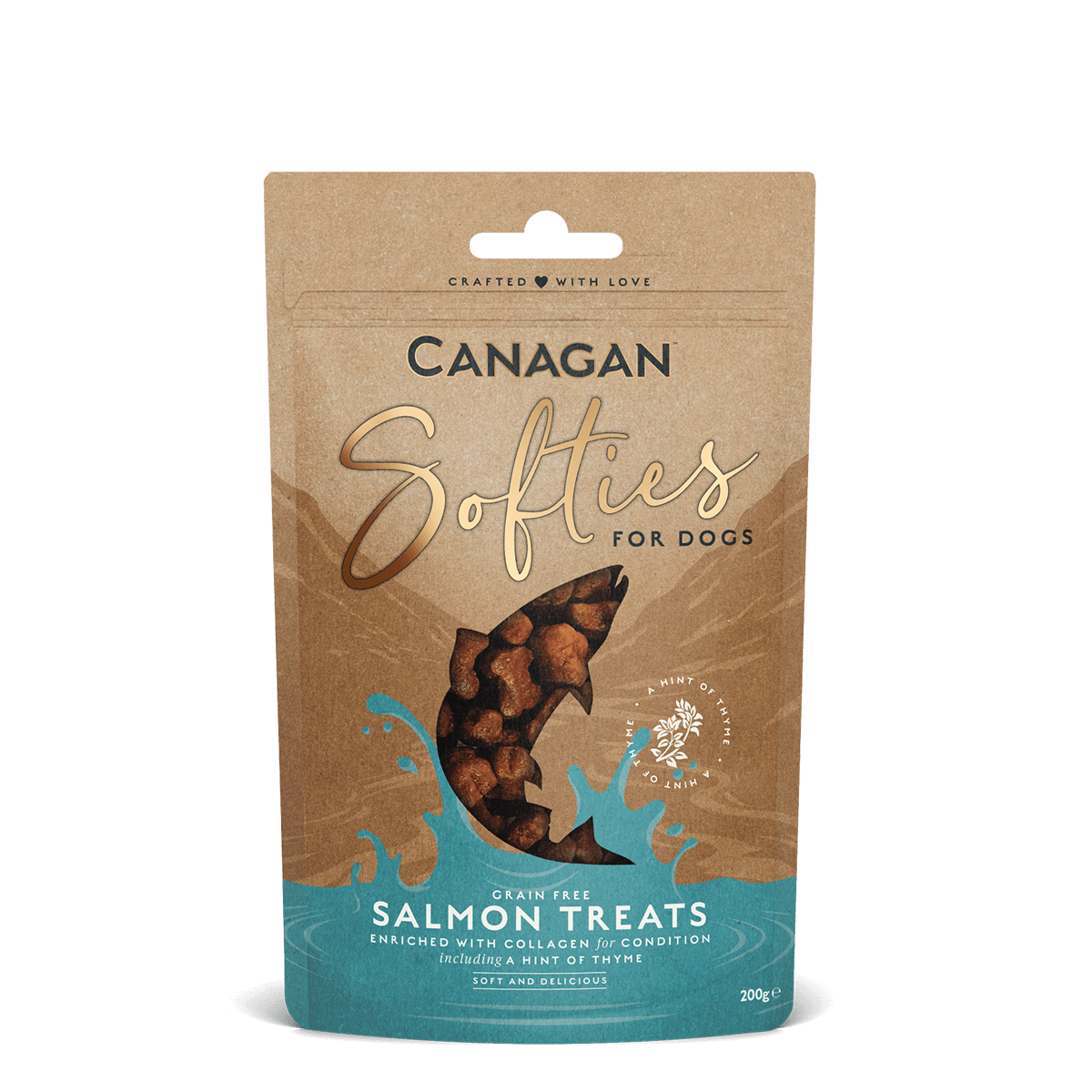 SOFTIES DE SALMÓN  200 GRAMOS