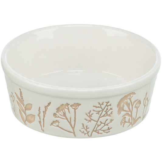 COMEDERO CERÁMICO NATURE BLANCO TAUPE