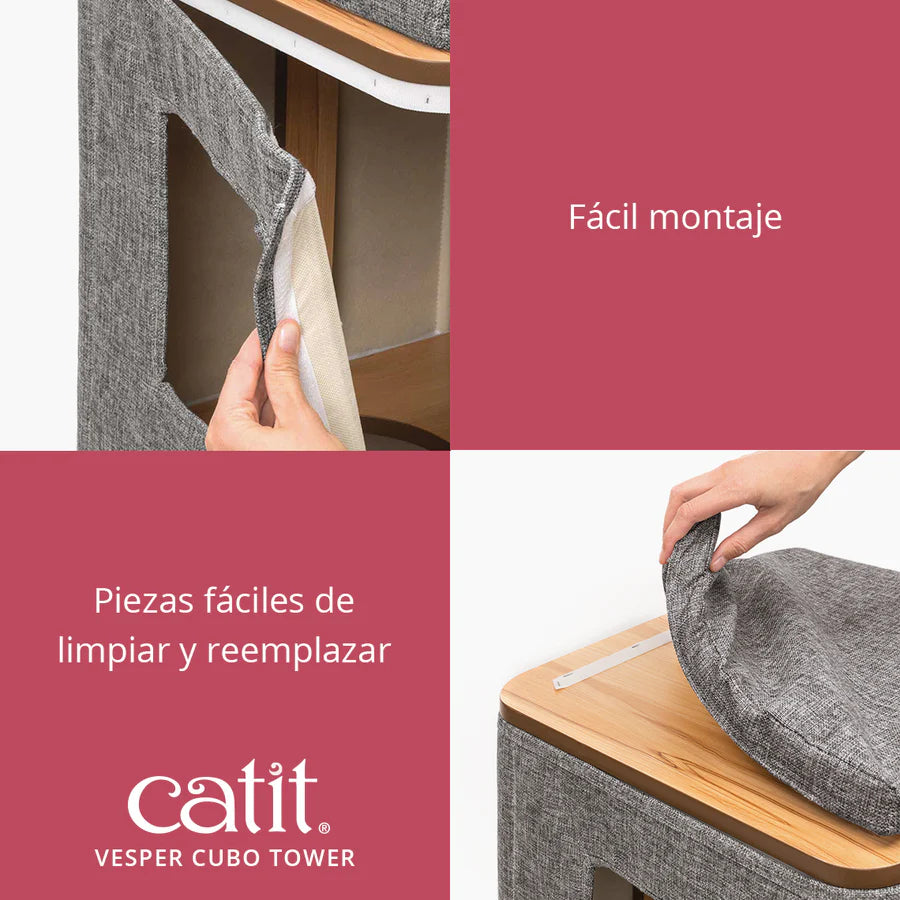 ÁRBOL RASCADOR PARA GATOS VESPER TOWER