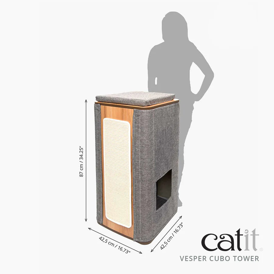 ÁRBOL RASCADOR PARA GATOS VESPER TOWER