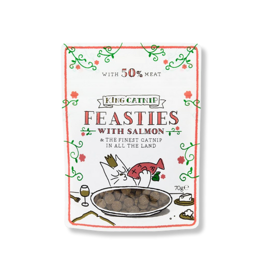 FEASTIES DE SALMÓN CON HIERBA GATERA 70 GRAMOS