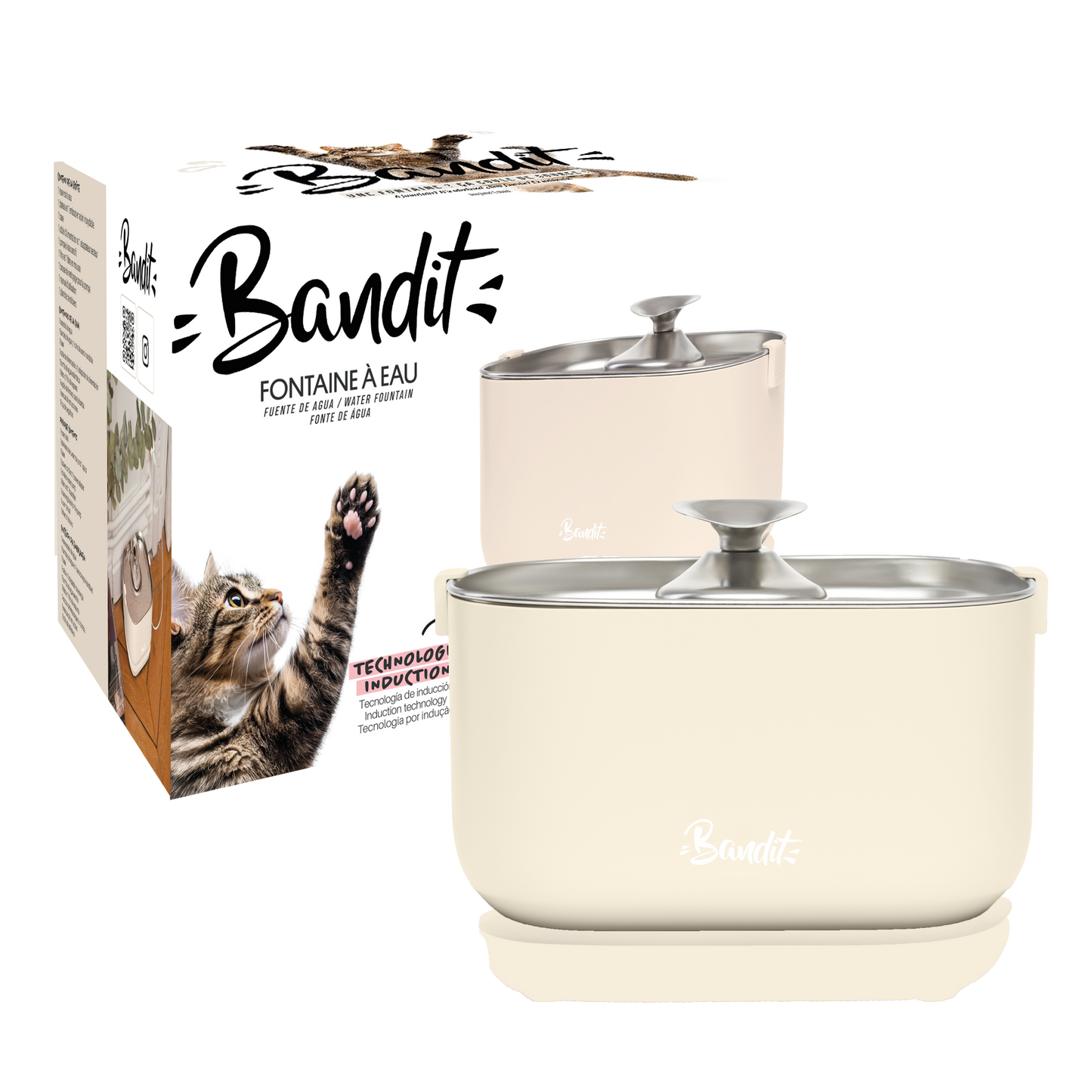 FUENTE POR CABLE DE ACERO INOXIDABLE