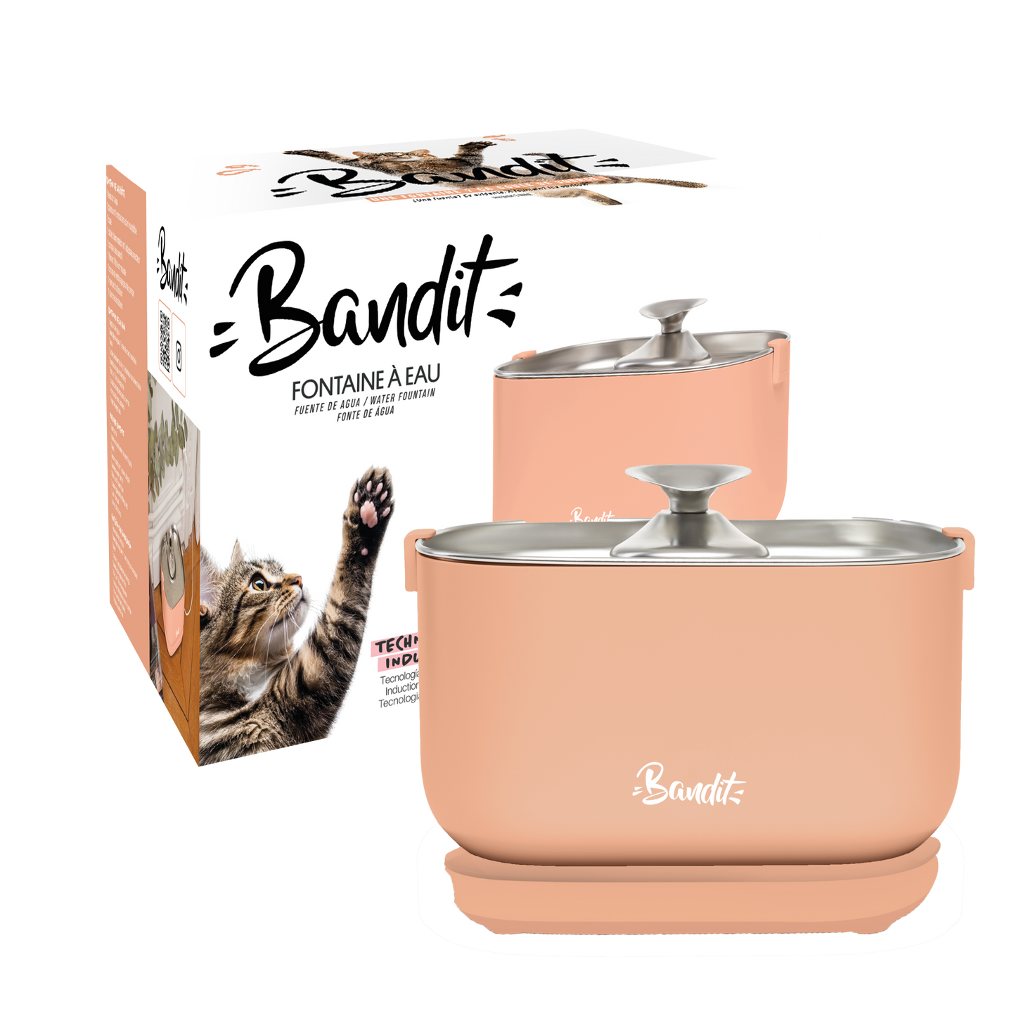 FUENTE POR CABLE DE ACERO INOXIDABLE