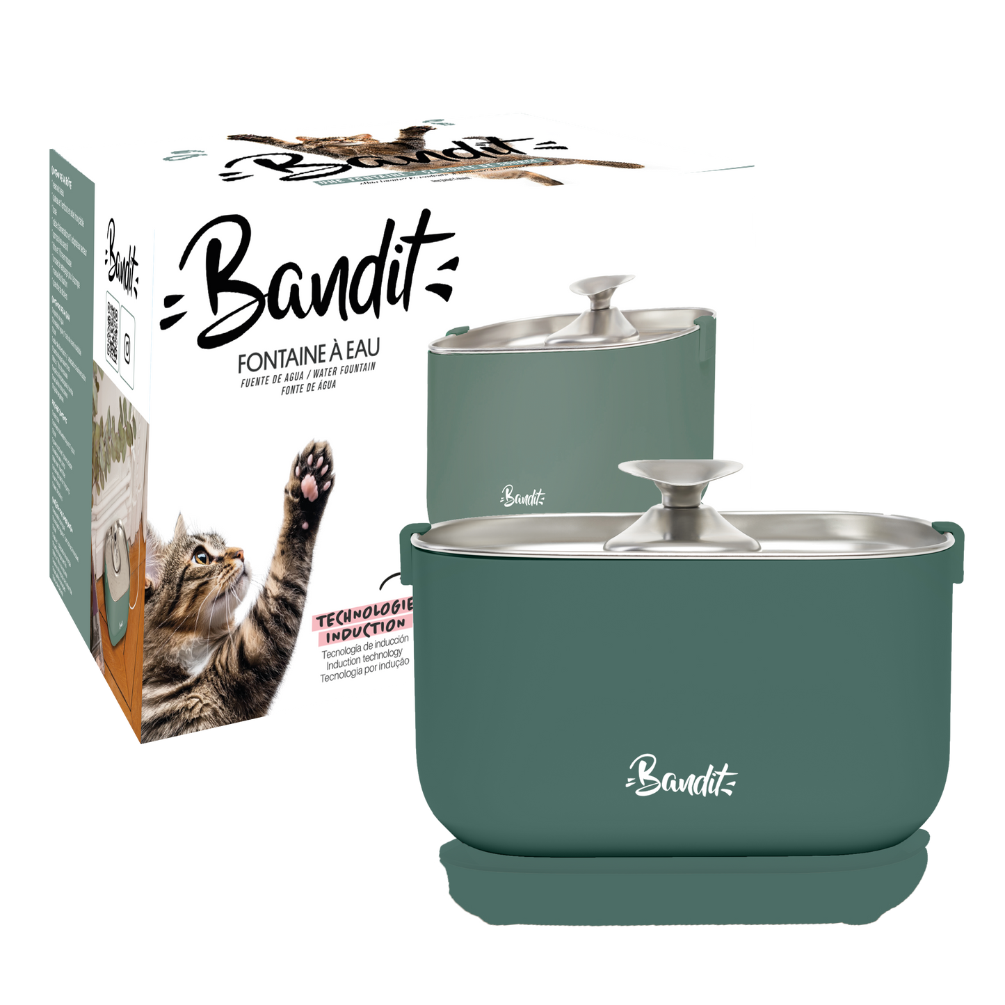 FUENTE POR CABLE DE ACERO INOXIDABLE