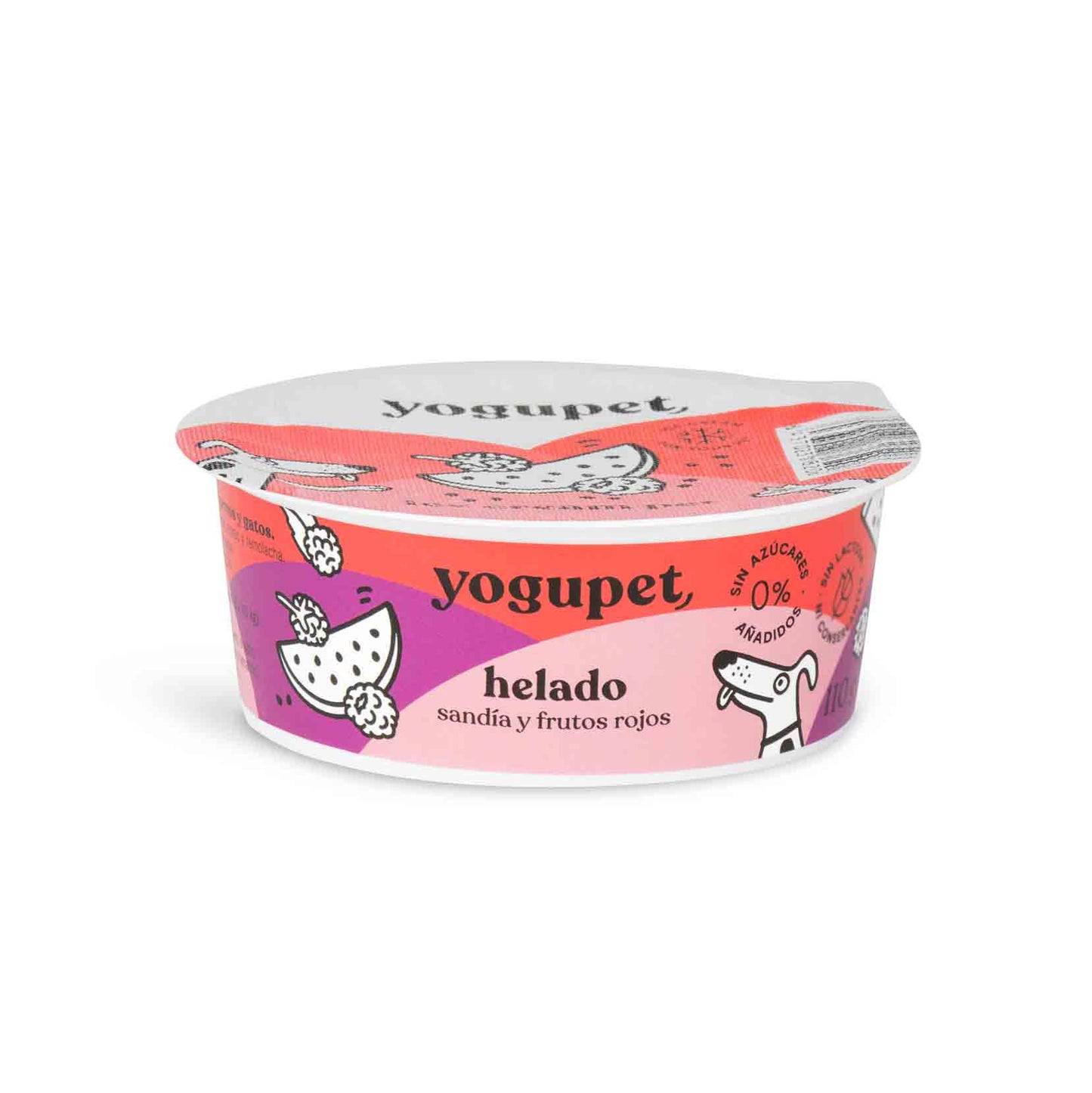 YOGUPET HELADO DE FRUTOS ROJOS