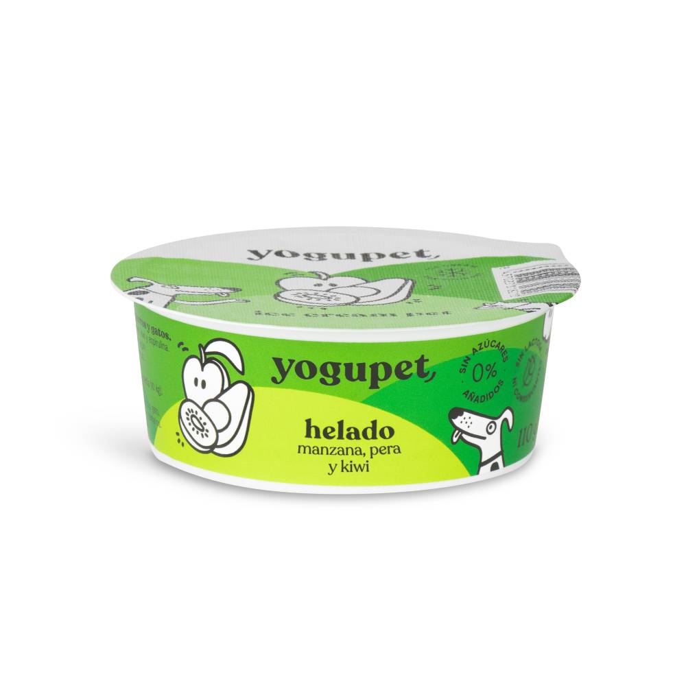 YOGUPET HELADO DE MANZANA, PERA Y KIWI