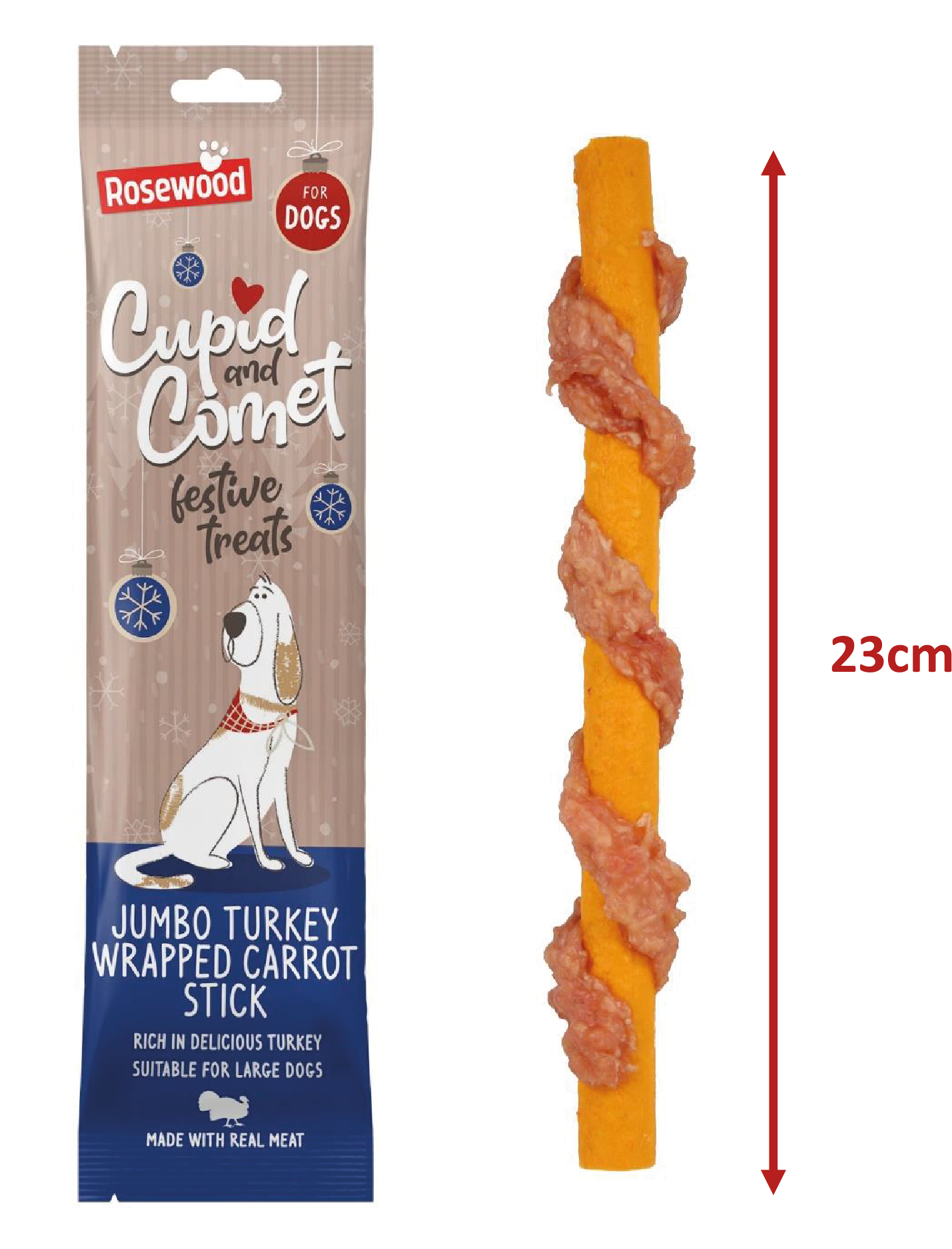 TWISTED DE ZANAHORIA Y PAVO JUMBO