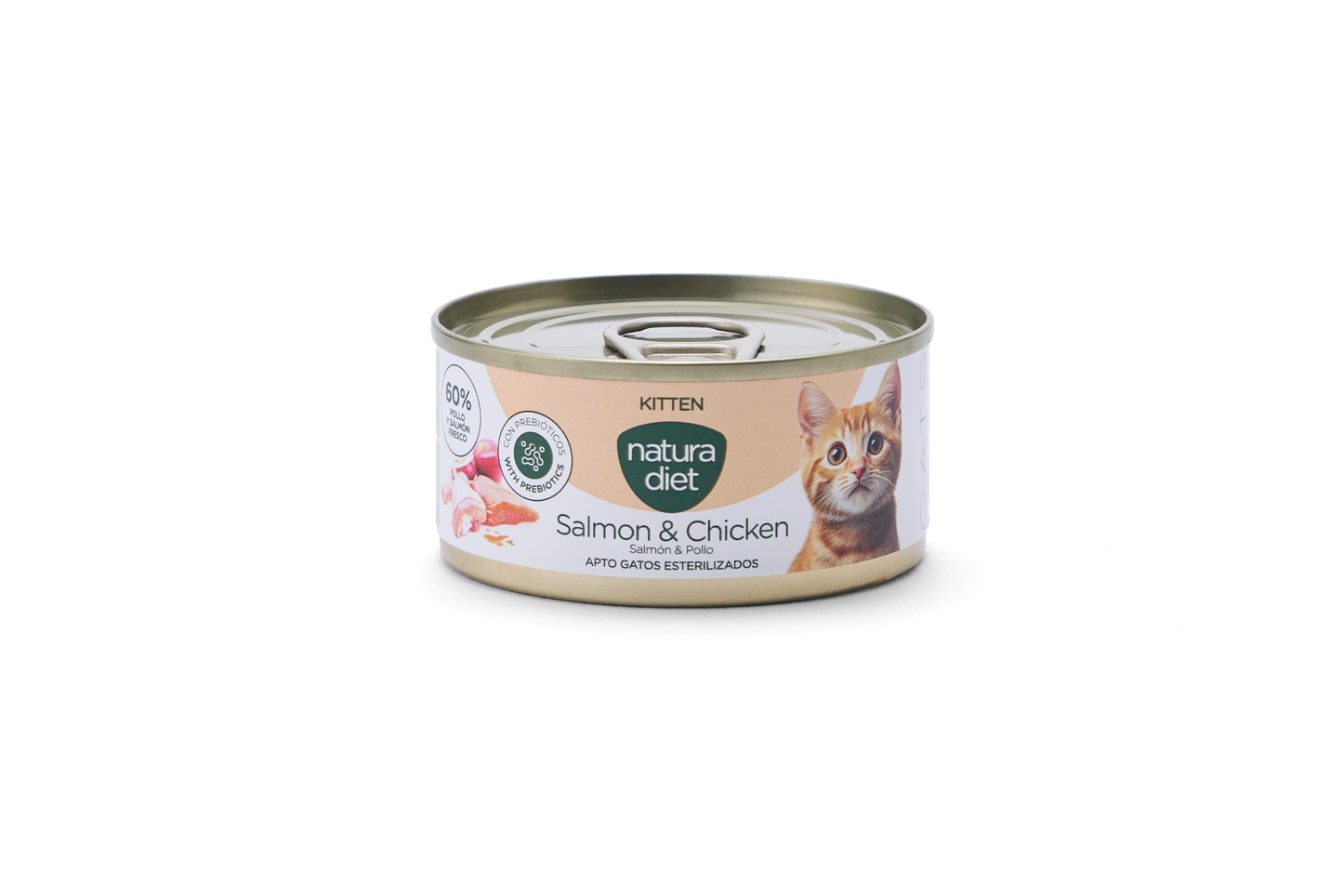 PATÉ PARA GATITOS DE SALMÓN Y POLLO