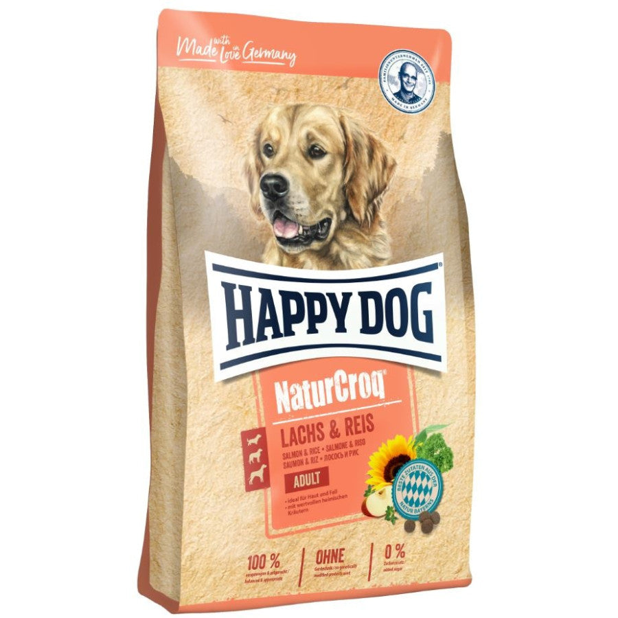 HAPPY DOG NATURCROQ SALMÓN Y ARROZ