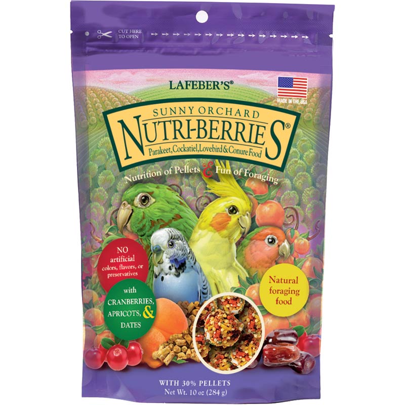 NUTRIBERRIES HUERTO SOLEADO NINFAS Y AVES MEDIANAS