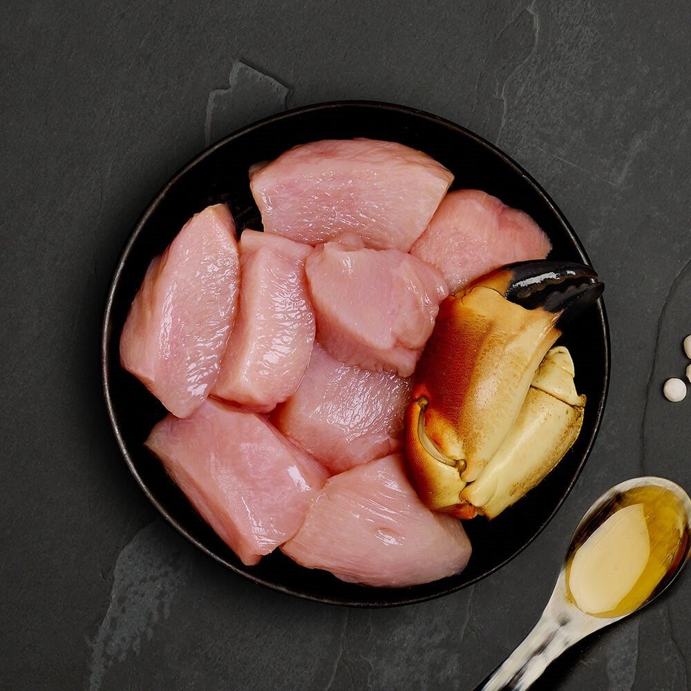LATA DE POLLO CON CANGREJO 75 GRAMOS