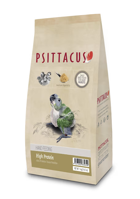 PSITTACUS PAPILLA ALTA PROTEÍNA