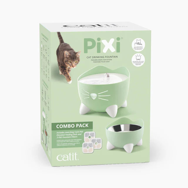 PIXI COMBO FUENTE Y COMEDERO ELEVADO