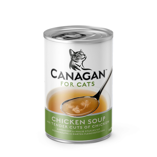 SOPA DE POLLO PARA GATOS