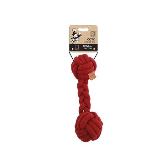 PELOTA DOBLE TRENZADA COTO 28 CM