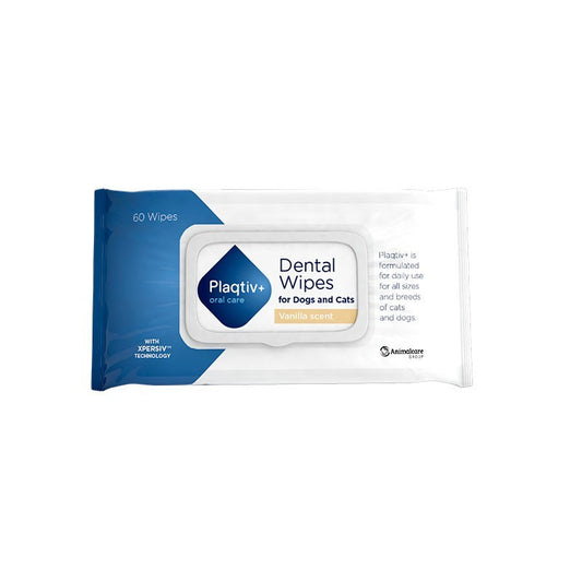 PLAQTIV+ TOALLITAS DE LIMPIEZA DENTAL 60 UDS