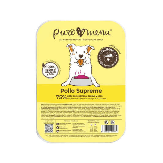MENÚ DE POLLO SUPREME COCINADO