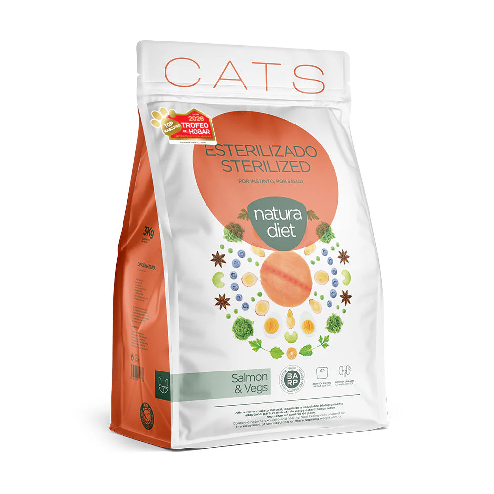 NATURA DIET SALMON GATO ESTERILIZADO